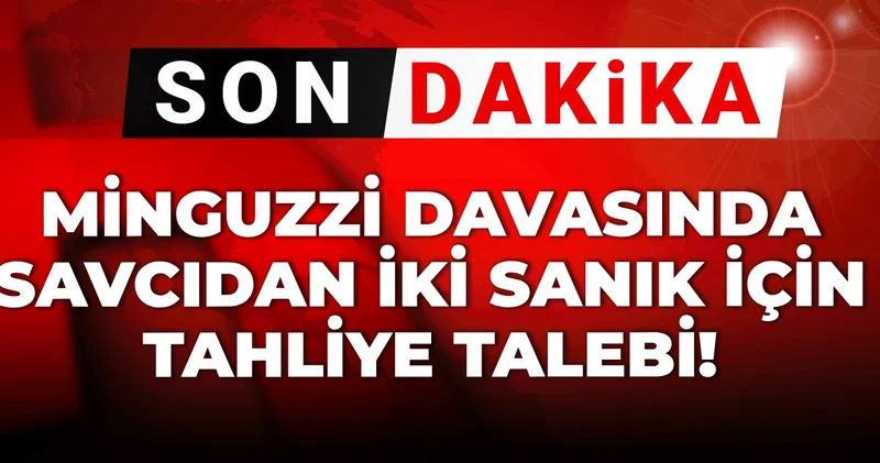 Son dakika Minguzzi ailesine tehdit davasında savcılıktan tahliye talebi