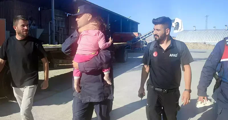 Karaman da kaybolan 2 yaşındaki bebek, 12 saat sonra bulundu