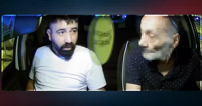 Ne film sahnesi ne de oyun! Antalya da taksicinin gerilim dolu gecesi kamerada