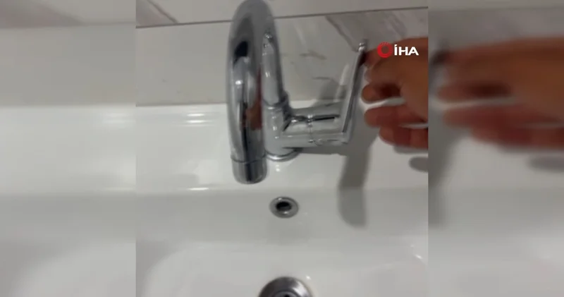 Kırşehir de su sıkıntısı: Vatandaşlar görüntüledi