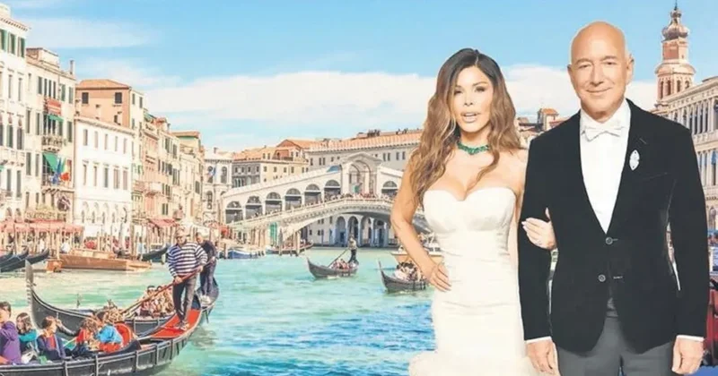 Venedik’i karıştıran düğün