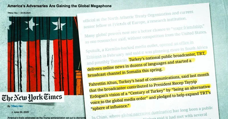 ABD küresel megafon hakimiyetini kaybediyor, Türkiye etki alanını genişletiyor
