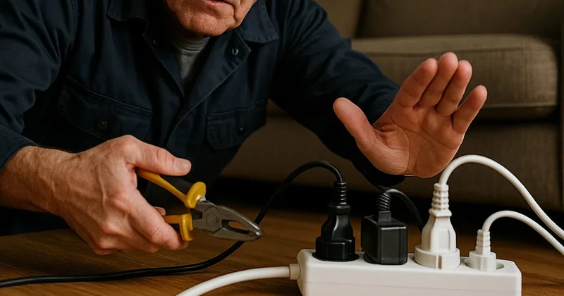 45 yıllık elektrikçi evinde uzatma kablosu kullananları uyardı: Acil olarak kullanmayı bırakın Sözcü Gazetesi