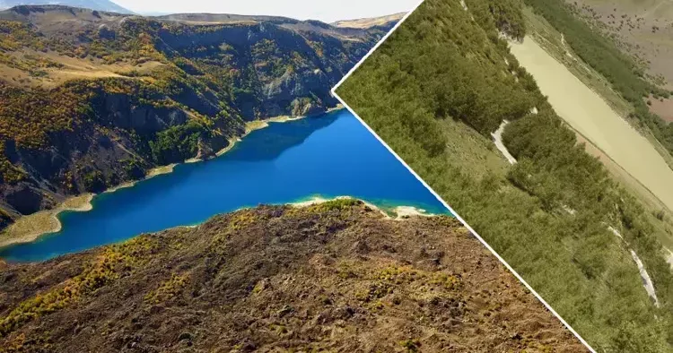 Doğu Anadolu nun kalbinde yer alıyor! Yeryüzü cenneti görüntülendi