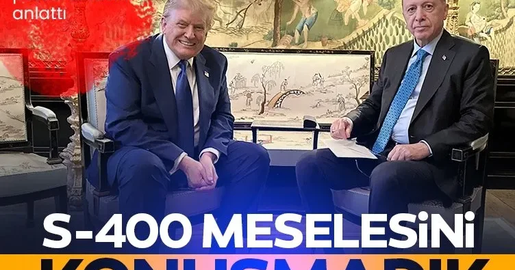 SON DAKİKA Başkan Erdoğan dan F 35 ve S 400 açıklaması: O iş bitmiş bir iş