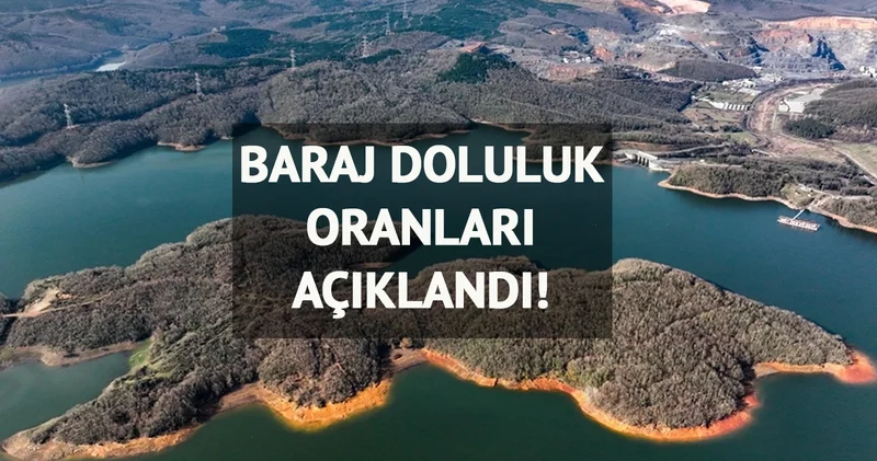 Baraj doluluk oranları belli oldu: İşte 25 Haziran 2025 İstanbul İSKİ baraj doluluk oranları