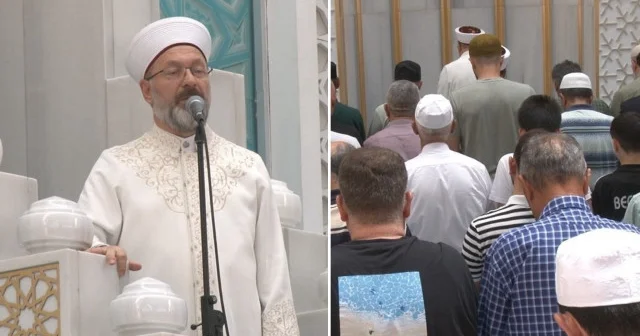 Diyanet İşleri Başkanı Erbaş tan orman yangınlarına karşı yağmur duası Türkiye Haberleri