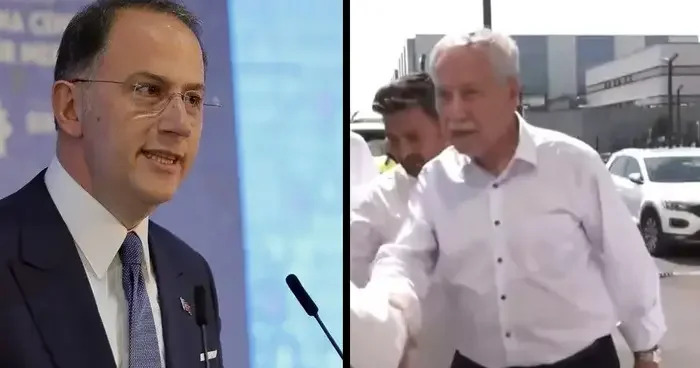 AK Partili Bülent Arınç, Murat Çalık ı hastanede ziyaret etti
