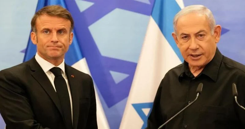 Macron İsrail de tansiyonu yükseltti: Filistin i tanıma kararında tepki