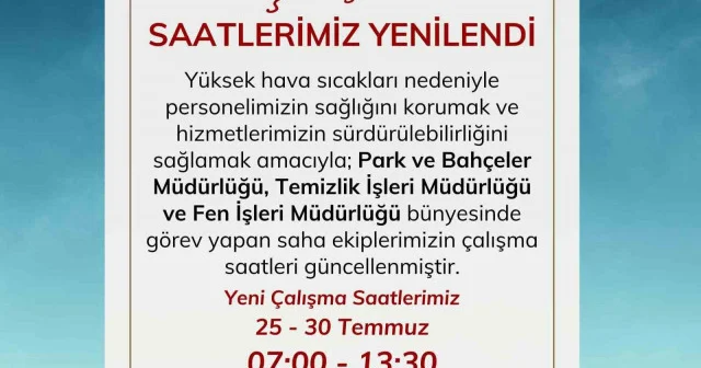 Aydın haberleri: Nazilli Belediyesi çalışma saatleri değişti Aydın Haberleri
