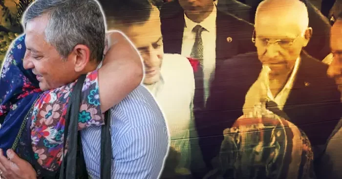 Özgür Özel i pazarda görünce boynuna sarılıp, isyan etti: Televizyonları kırmak istiyoruz artı