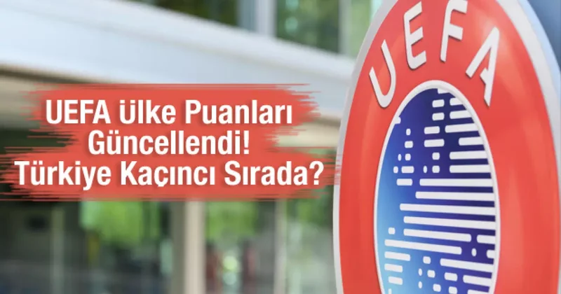 UEFA Ülke puanı sıralaması neden önemli? Türkiye UEFA Ülke puanı ve güncel (25 Temmuz 2025) sıralaması!