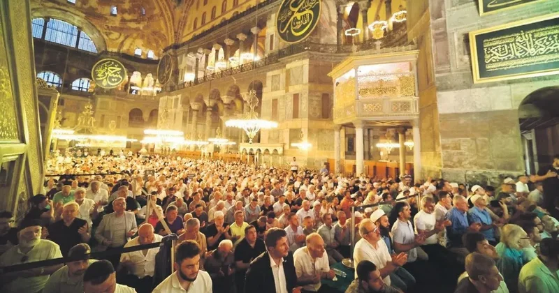 Ayasofya’da Gazze duası