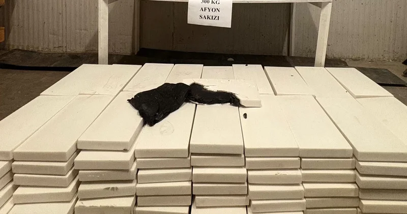 Esendere Gümrük Kapısı’nda 300 kilogram afyon sakızı ele geçirildi