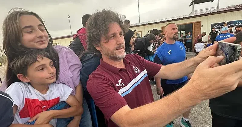 Trabzonspor’un Erzurum kampındaki üçüncü taraftar buluşması da coşkulu geçti
