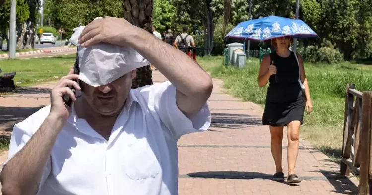 Bir kentte 95 yılın sıcaklık rekoru kırıldı! Bugün pik noktaya ulaştı Cadde ve sokaklar boşaldı