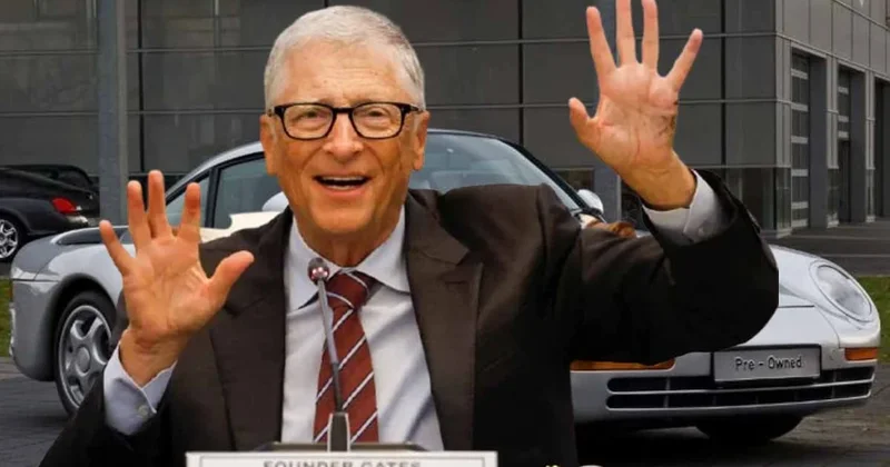 Bill Gates yasaklı Porsche yi elinde tutmak için bir servet ödedi! Sözcü Gazetesi