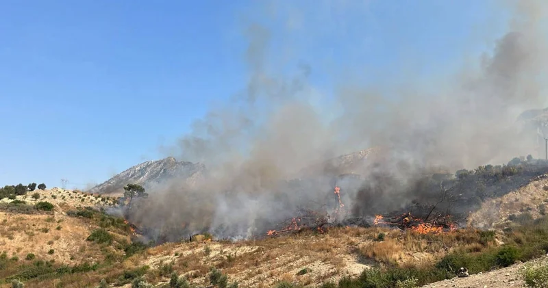 Antalya nın 3 ilçesinde orman yangını: Havadan ve karadan müdahale başladı