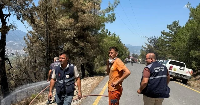 Geyve de tekrar canlanan alevler kontrol altına alındı Sakarya Haberleri