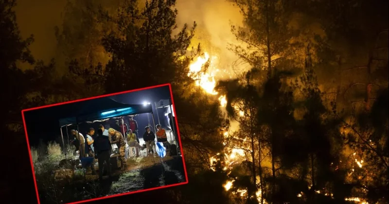 Orman yangınları nedeniyle 2 bin 619 kişi güvenli bölgelere alındı Sözcü Gazetesi