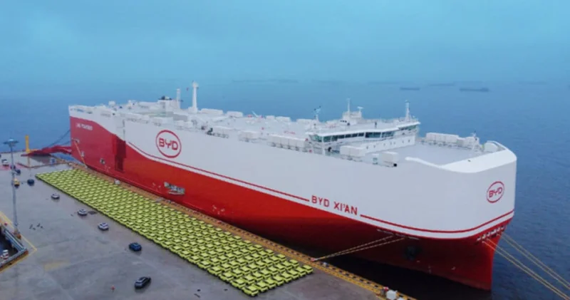 7000 BYD Avrupa ya doğru yola çıkıyor