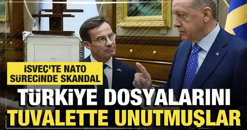 İsveç’te güvenlik skandalı! Türkiye dosyaları havalimanı tuvaletinde unutuldu