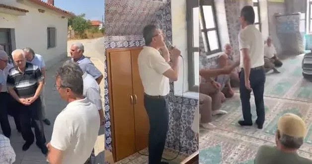 Sakarya Erenler Belediye Başkanı Şenol Dinç in ezan okuması Batı Trakya’da büyük beğeni topladı