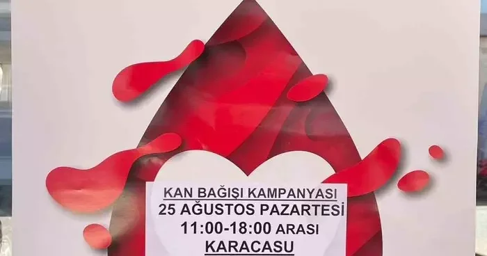 Karacasu’da kan bağışı kampanyası düzenlenecek