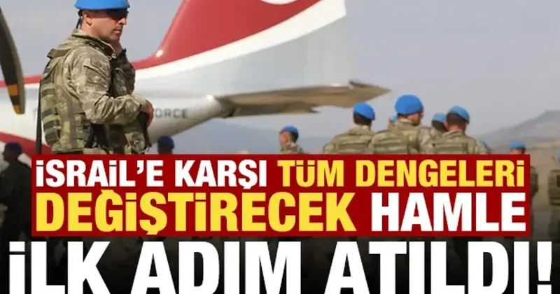 İsrail e karşı tüm dengeleri değiştirecek hamle! İlk adım atıldı...