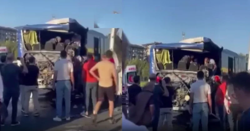 TEM de feci kaza! 8 yaralı var, trafik durdu