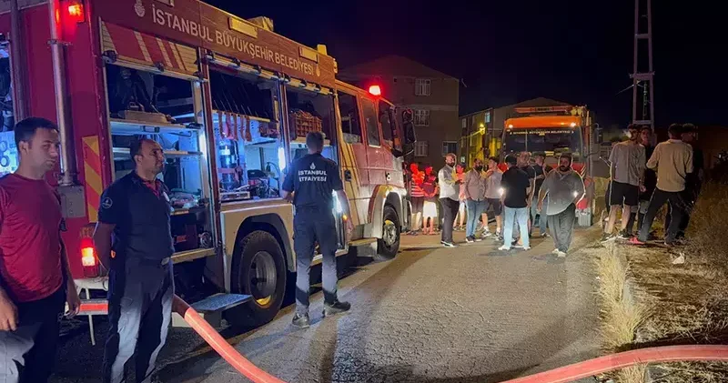 Arnavutköy’de orman yangın; alevler mezarlığa metreler kala söndürüldü