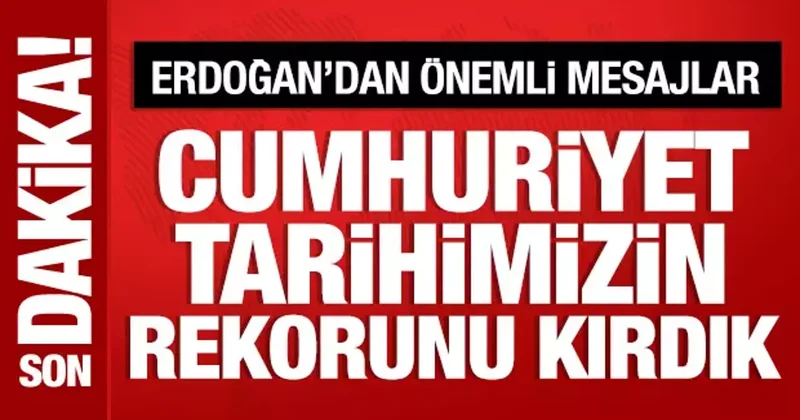 Cumhurbaşkanı Erdoğan: Türk lirasına güven hızla yükseliyor