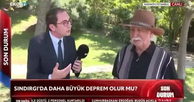 Deprem Uzmanı Prof. Dr. Şener Üşümezsoy canlı yayında kameramanı azarladı!