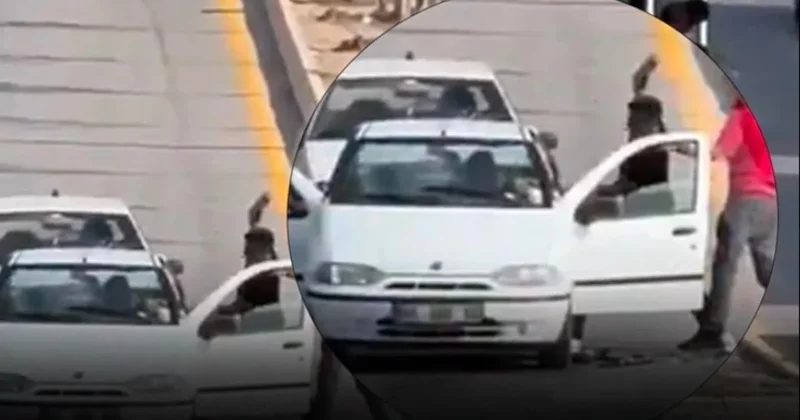 Ankara da kan donduran olay! Trafik ortasında araç durdurdular, kılıç ve bıçakla saldırdılar Sözcü Gazetesi