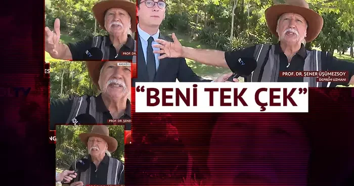 Şener Üşümezsoy dan canlı yayında beklenmedik çıkış! Kameramanı azarladı: Beni tek çek