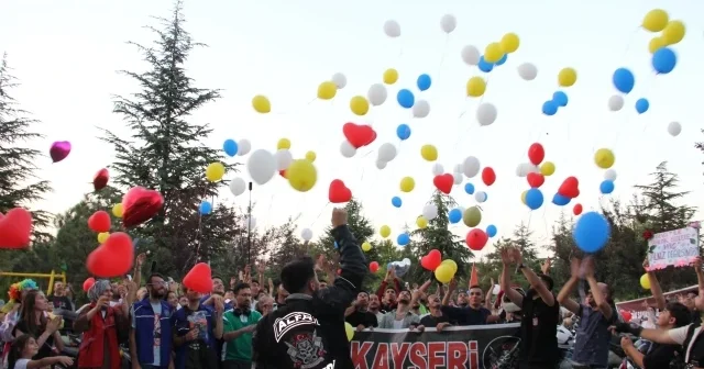 Kanserli çocuklara destek için motosikletlilerden anlamlı etkinlik VİDEO İZLE