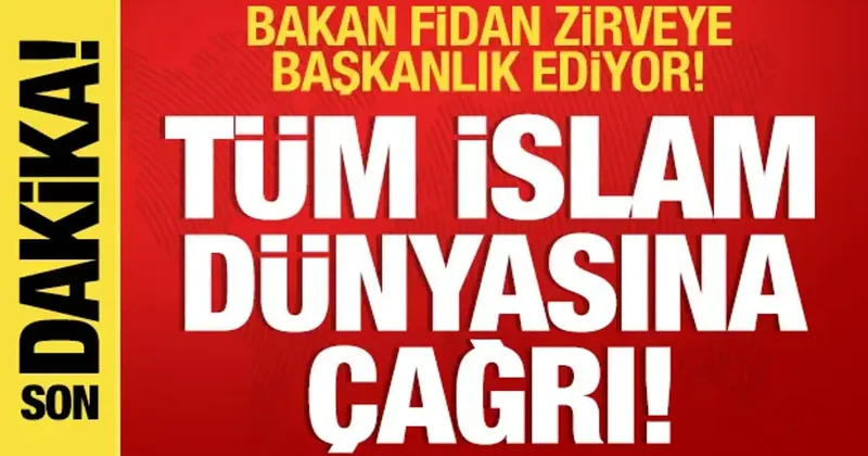 Bakan Fidan: Filistin halkının ihtiyacı, kolektif olarak devreye girmemiz