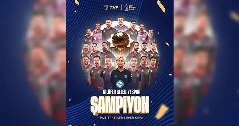 Hentbolde Süper Kupa’nın sahibi Nilüfer Belediyespor