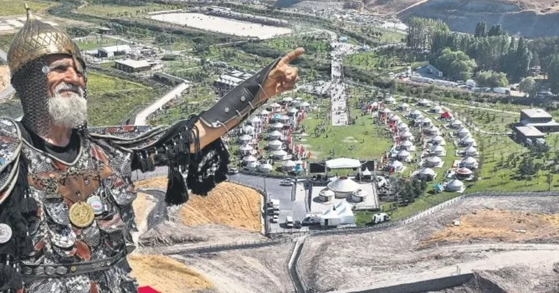 Alparslan’ın torunları Malazgirt’te otağı kurdu