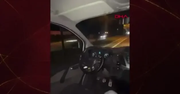 O magandanın ehliyetine el konuldu!