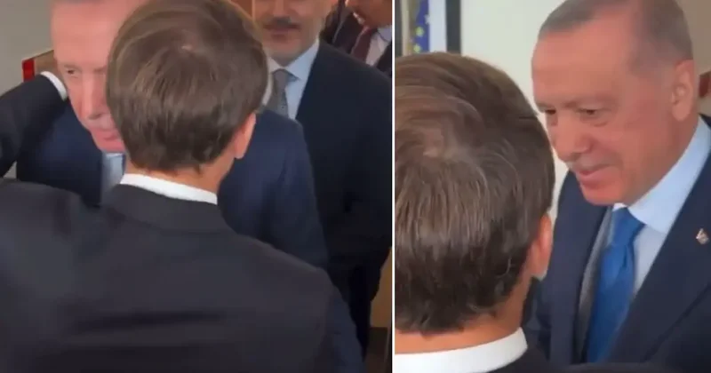 Erdoğan dan Macron a: İyiymiş, iyi olduğu zamanlar da oluyor demek ki