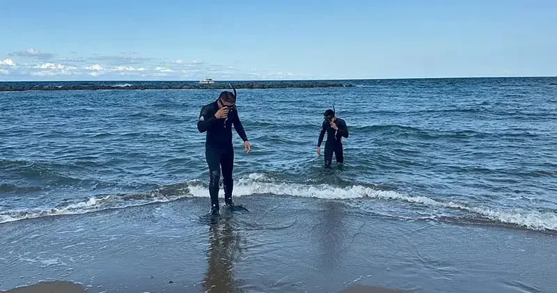 Sahilde çocuk ayakkabıları bulundu, ekipler denizde arama başlattı