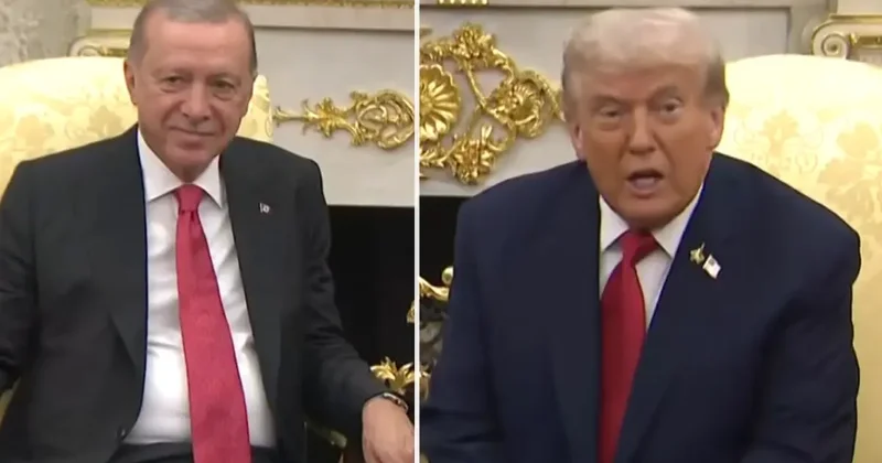Cumhurbaşkanı Erdoğan ı ağırlayan Trump tan ilk sözler: Bu adama çok saygı duyuyorum
