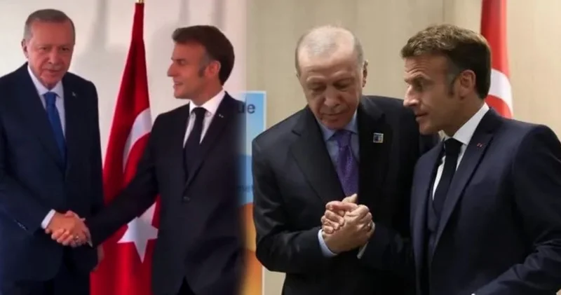 Macron Erdoğan dan o hareketin rövanjını aldı! Ajanslar bu anları yayımlamadı