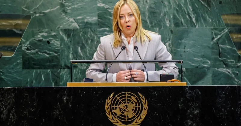 Meloni’den BM Genel Kurulu’nda sert mesajlar: Moskova BM’yi çiğnedi, İsrail sınırı aştı