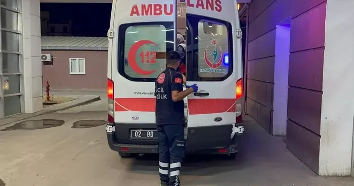 Yüksekten düşen işçi yaralandı