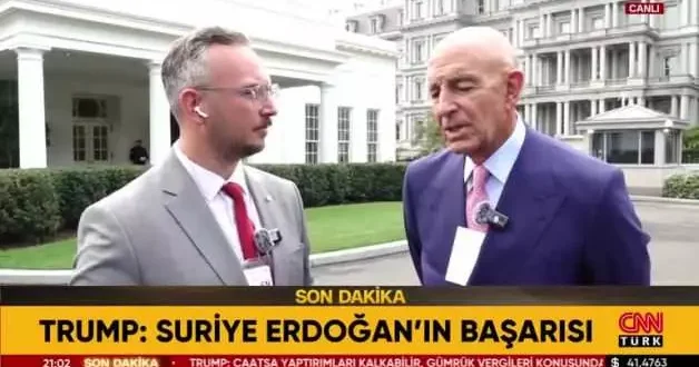 Tom Barrack: Trump Erdoğan görüşmesi destansıydı! F 35 sorunu çözülecek