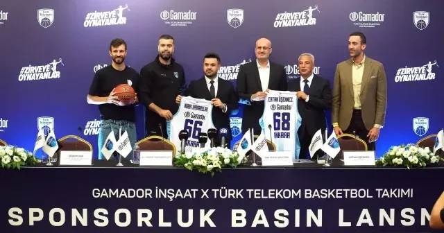 Türk Telekom Basketbol Takımı na Gamador İnşaat resmi sponsor oldu Spor Haberleri