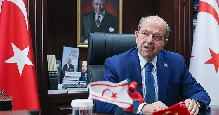 KKTC lideri Tatar: GKRY nin oynadığı tehlikeli oyundan Rum halkı da rahatsız