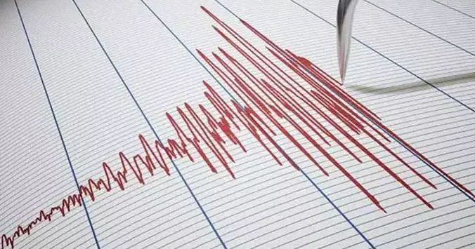 Erzurum da hissedilen bir deprem meydana geldi